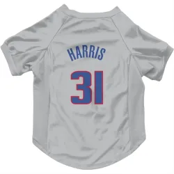 Detroit Pistons Joe Harris Gray Pet Jersey for Dog & Cat