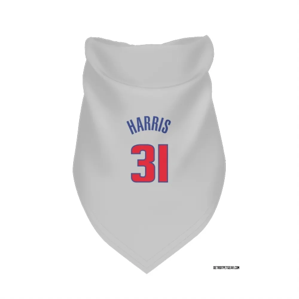 Detroit Pistons Joe Harris White Pet Bandana for Dog & Cat