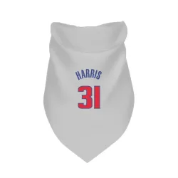 Detroit Pistons Joe Harris White Pet Bandana for Dog & Cat