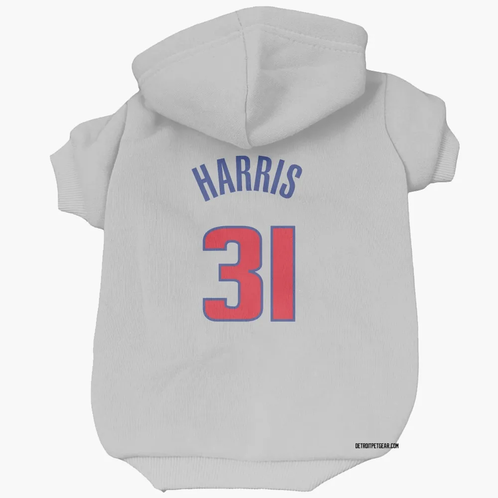 Detroit Pistons Joe Harris White Pet Hoodie for Dog & Cat