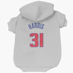 Detroit Pistons Joe Harris White Pet Hoodie for Dog & Cat