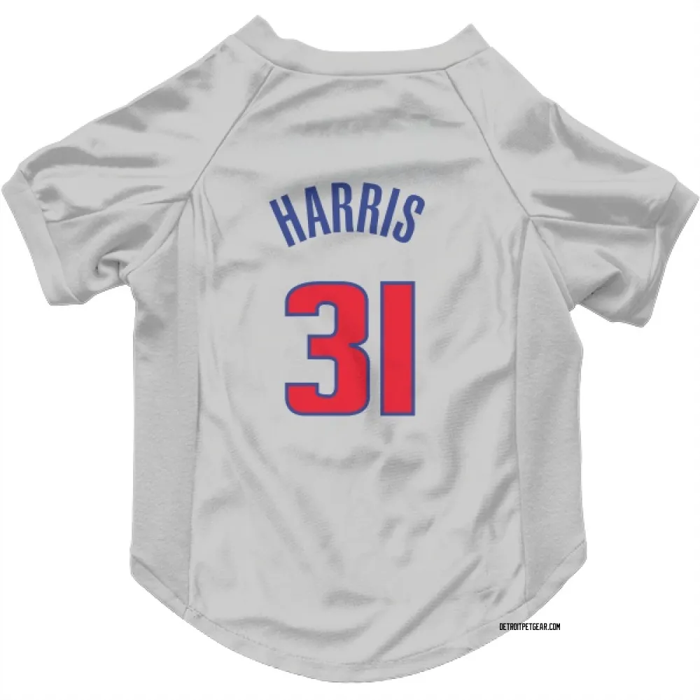 Detroit Pistons Joe Harris White Pet Jersey for Dog & Cat
