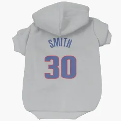 Detroit Pistons Joe Smith Gray Pet Hoodie for Dog & Cat