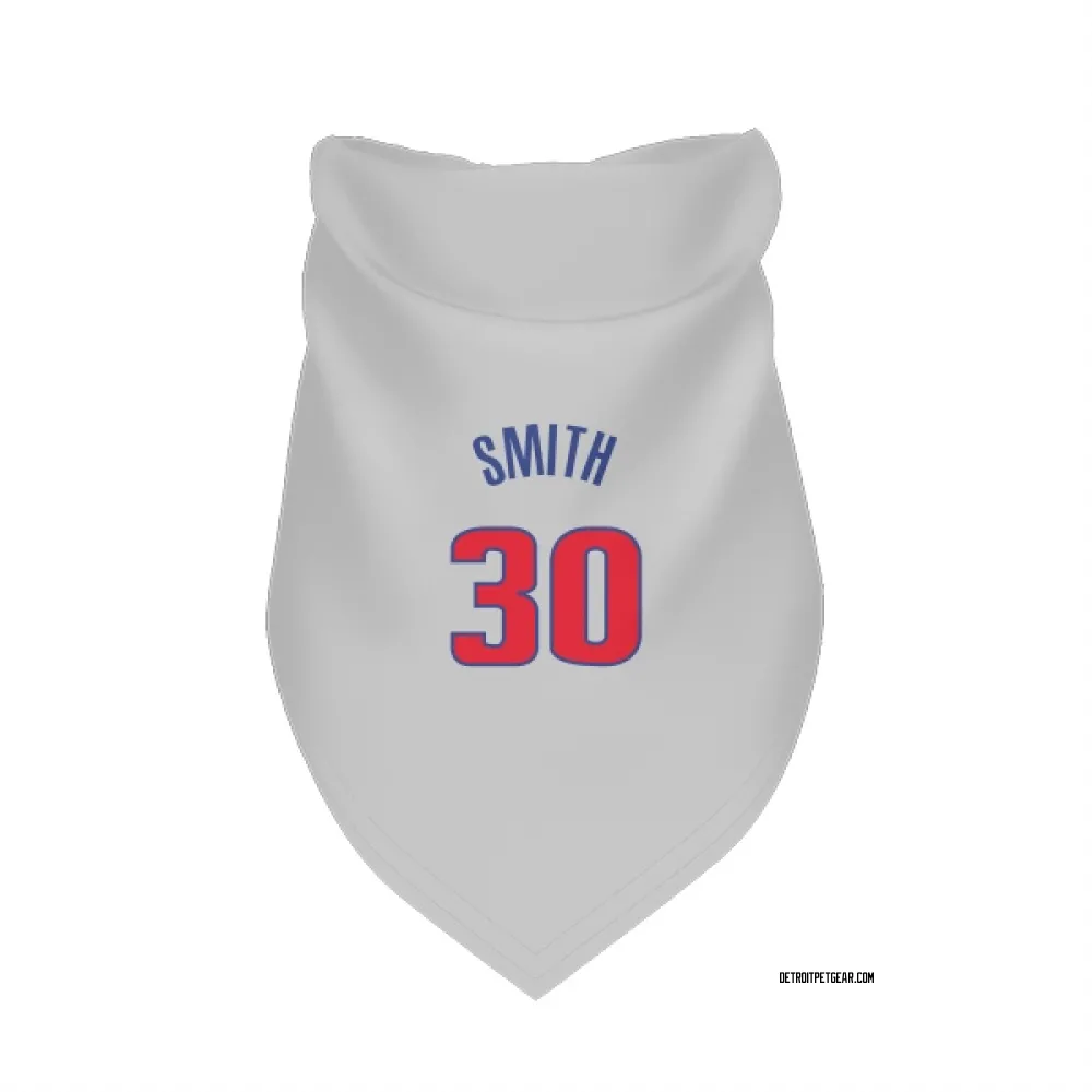 Detroit Pistons Joe Smith White Pet Bandana for Dog & Cat