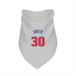 Detroit Pistons Joe Smith White Pet Bandana for Dog & Cat