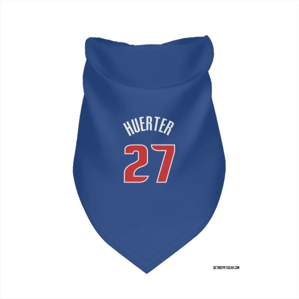 Detroit Pistons Kevin Huerter Blue Pet Bandana for Dog & Cat