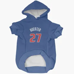 Detroit Pistons Kevin Huerter Blue Pet Hoodie for Dog & Cat