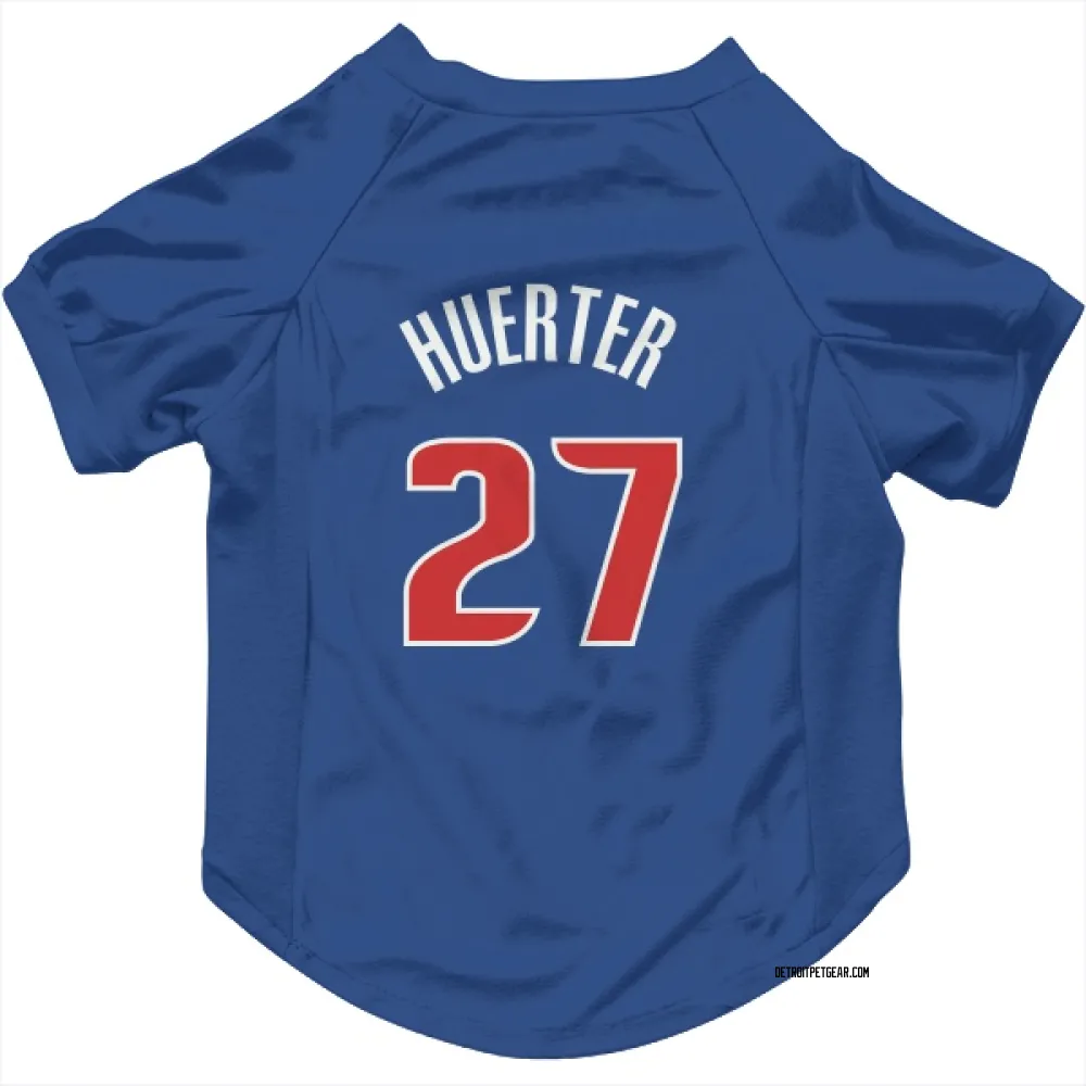 Detroit Pistons Kevin Huerter Blue Pet Jersey for Dog & Cat