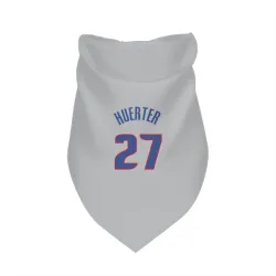 Detroit Pistons Kevin Huerter Gray Pet Bandana for Dog & Cat