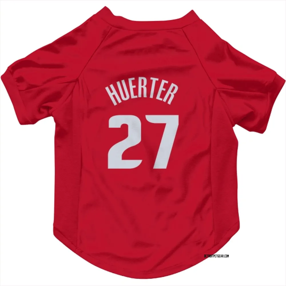 Detroit Pistons Kevin Huerter Red Pet Jersey for Dog & Cat