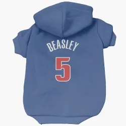Detroit Pistons Malik Beasley Blue Pet Hoodie for Dog & Cat
