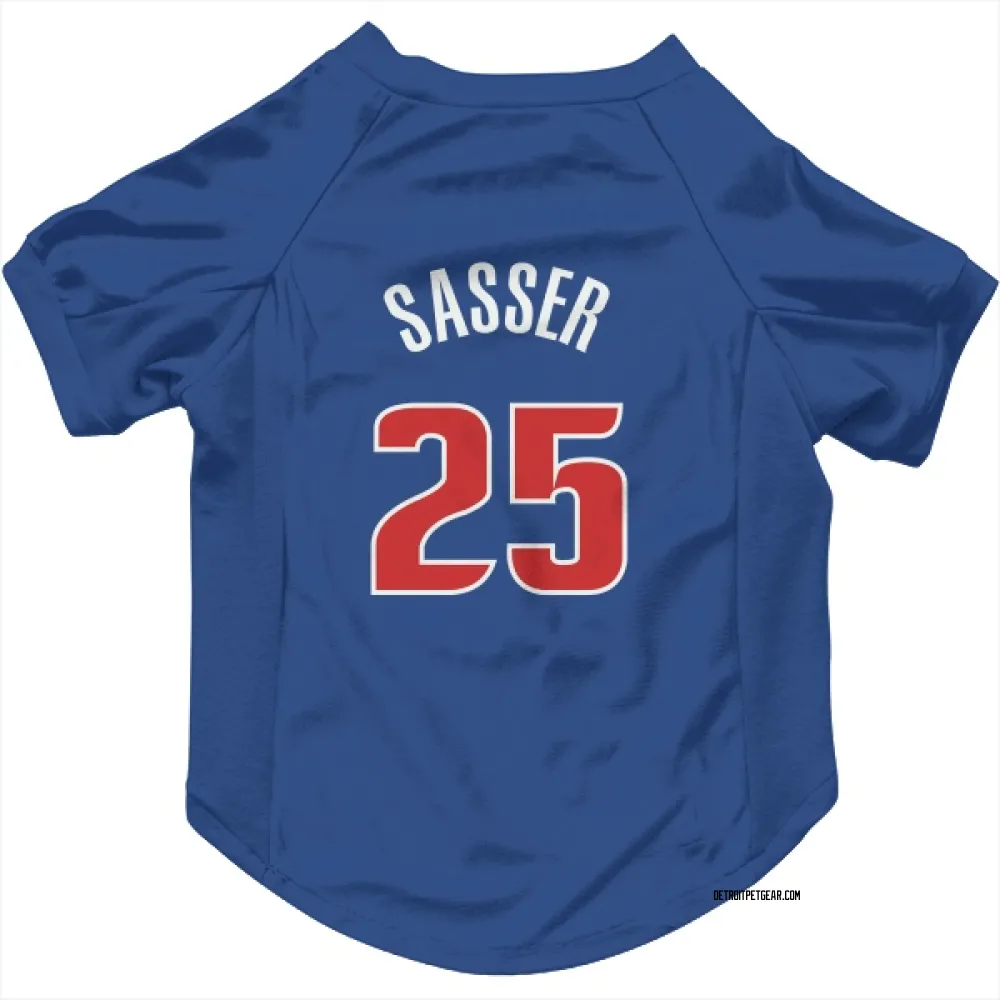 Detroit Pistons Marcus Sasser Blue Pet Jersey for Dog & Cat