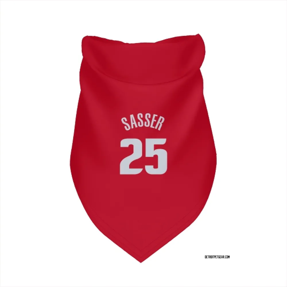 Detroit Pistons Marcus Sasser Red Pet Bandana for Dog & Cat