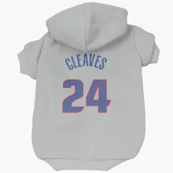 Detroit Pistons Mateen Cleaves Gray Pet Hoodie for Dog & Cat