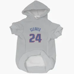 Detroit Pistons Mateen Cleaves Gray Pet Hoodie for Dog & Cat