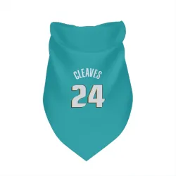 Detroit Pistons Mateen Cleaves Teal Pet Bandana for Dog & Cat