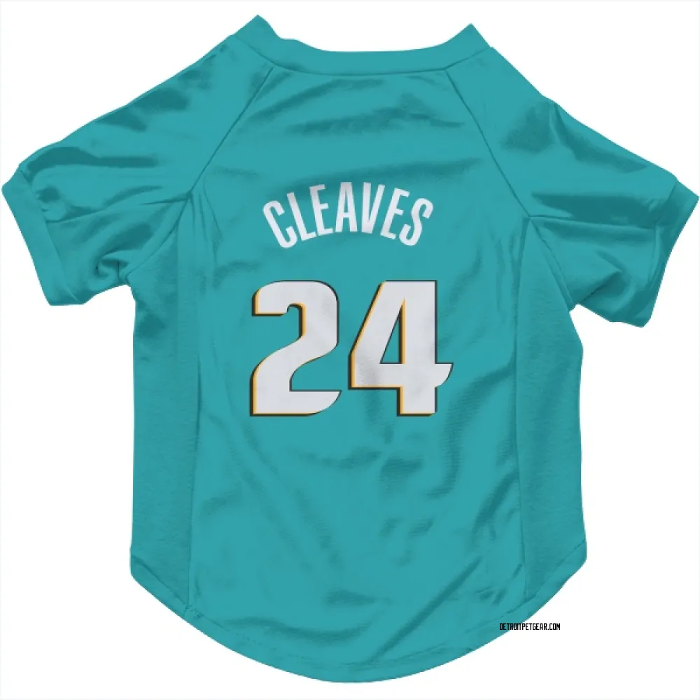 Detroit Pistons Mateen Cleaves Teal Pet Jersey for Dog & Cat