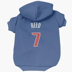 Detroit Pistons Paul Reed Blue Pet Hoodie for Dog & Cat