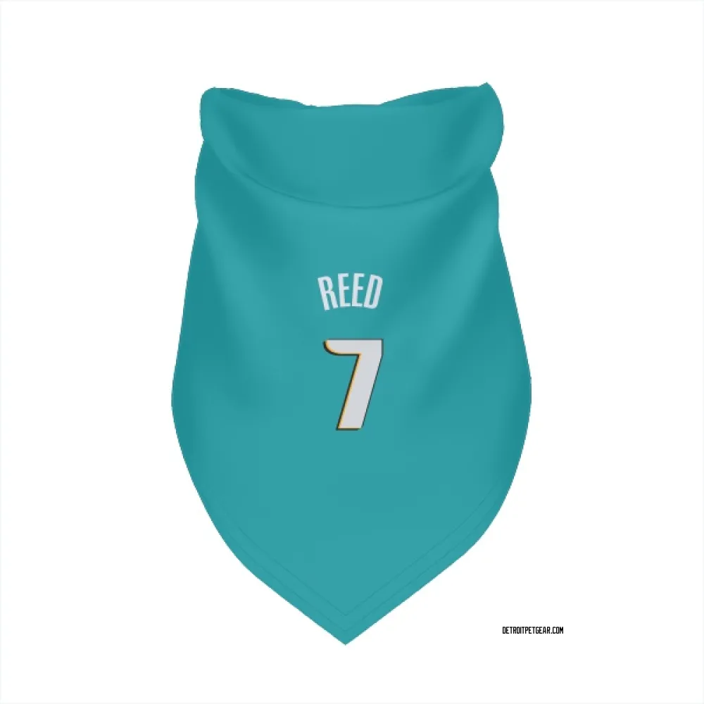 Detroit Pistons Paul Reed Teal Pet Bandana for Dog & Cat