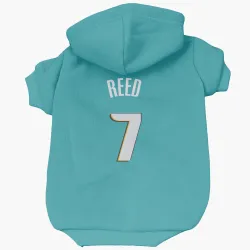 Detroit Pistons Paul Reed Teal Pet Hoodie for Dog & Cat