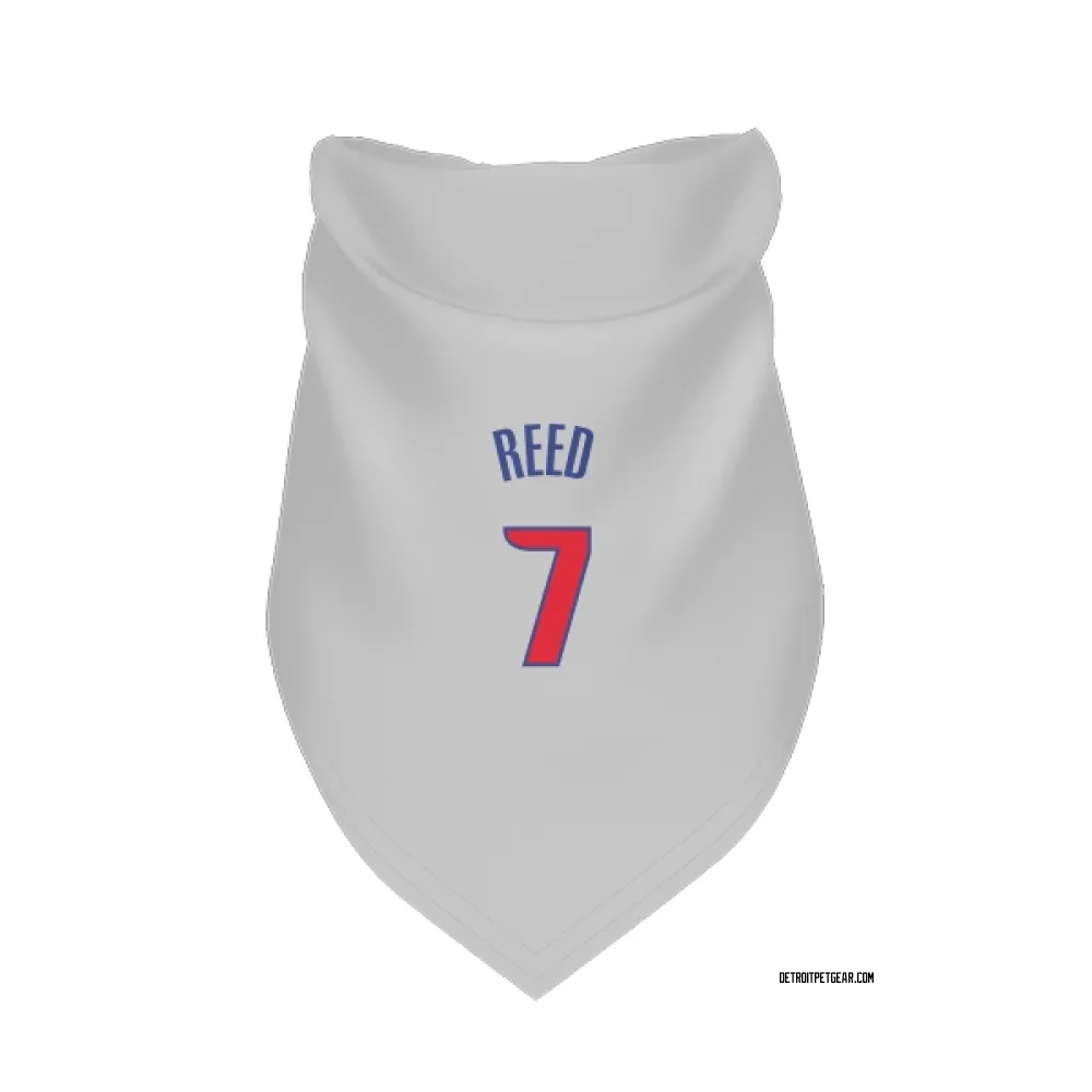 Detroit Pistons Paul Reed White Pet Bandana for Dog & Cat
