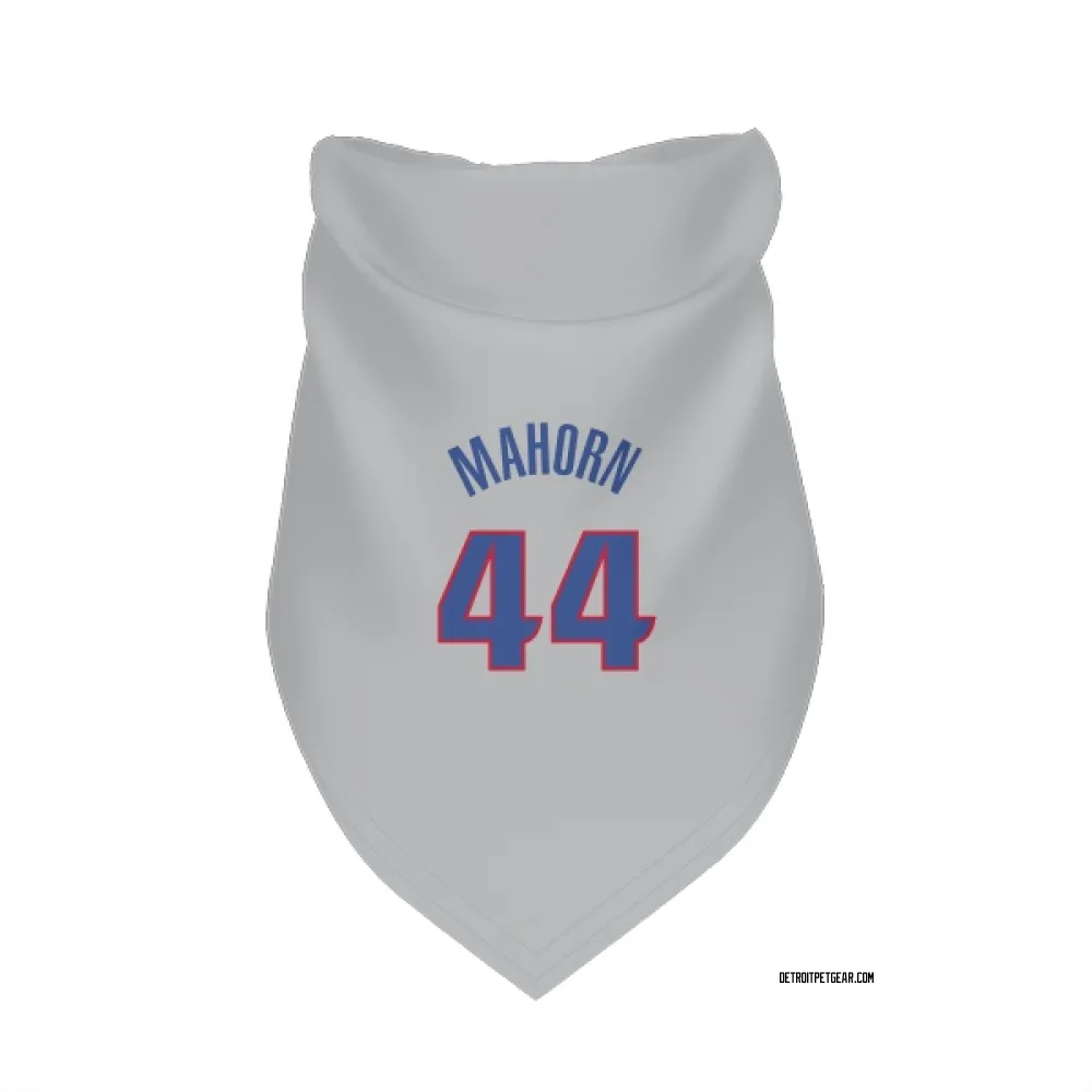 Detroit Pistons Rick Mahorn Gray Pet Bandana for Dog & Cat