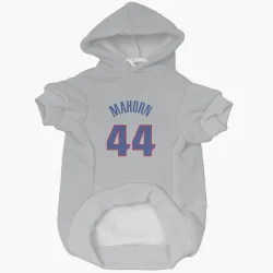 Detroit Pistons Rick Mahorn Gray Pet Hoodie for Dog & Cat