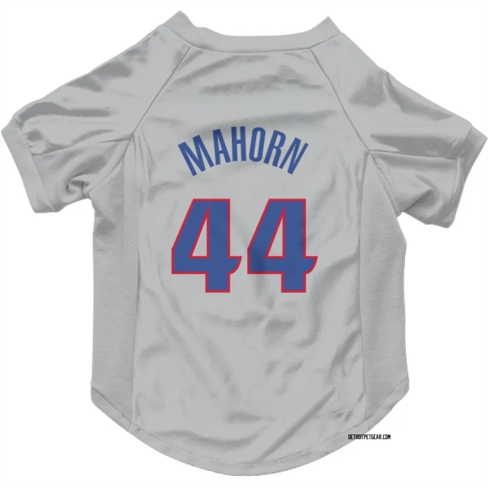 Detroit Pistons Rick Mahorn Gray Pet Jersey for Dog & Cat