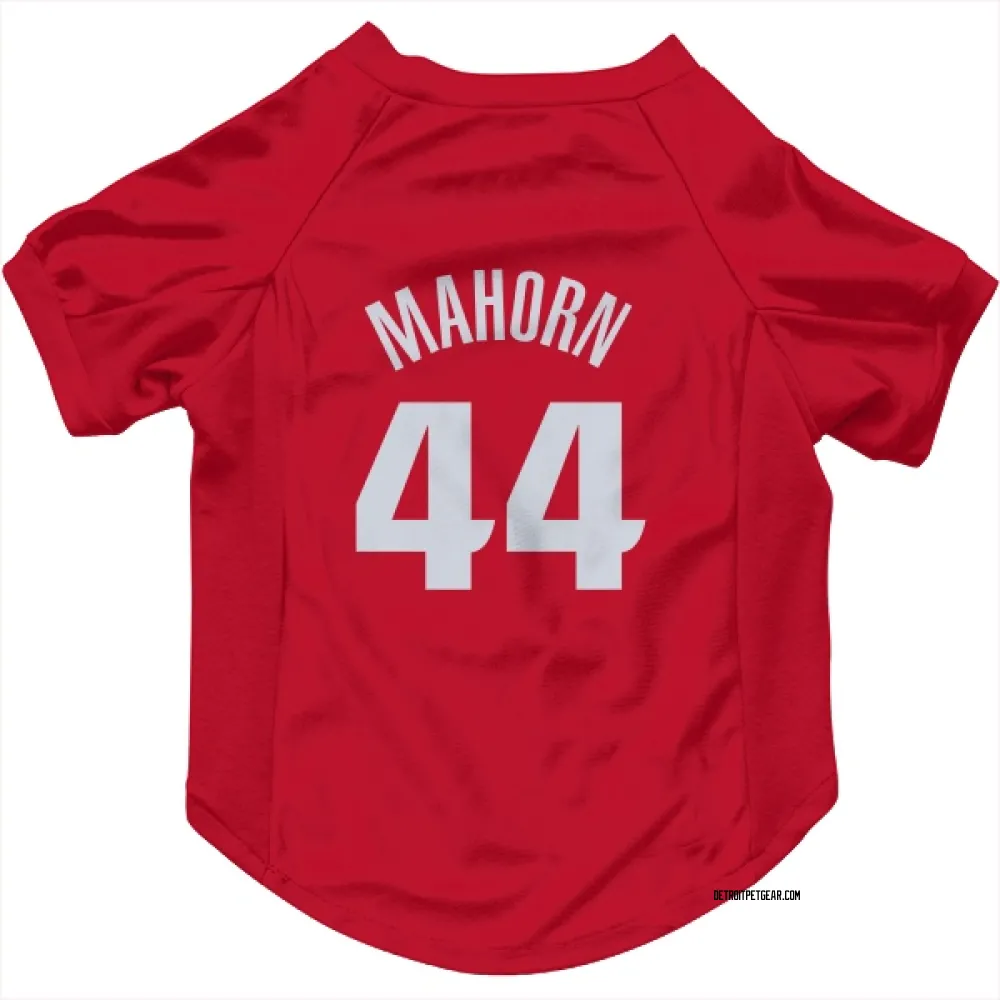 Detroit Pistons Rick Mahorn Red Pet Jersey for Dog & Cat