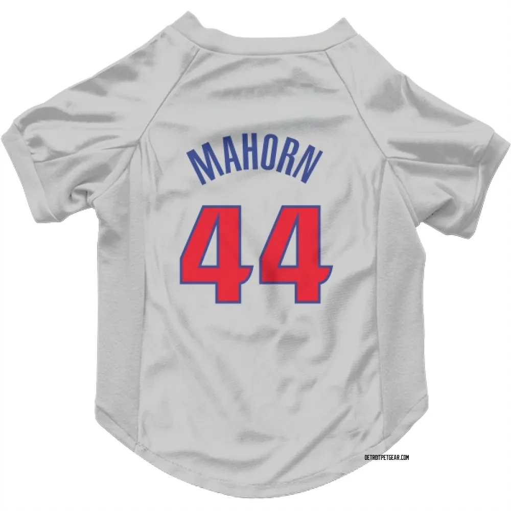 Detroit Pistons Rick Mahorn White Pet Jersey for Dog & Cat