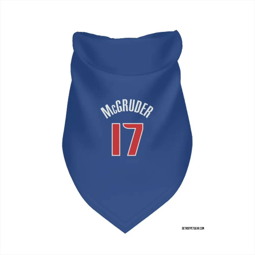 Detroit Pistons Rodney McGruder Blue Pet Bandana for Dog & Cat