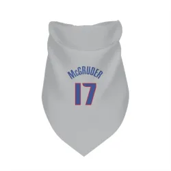Detroit Pistons Rodney McGruder Gray Pet Bandana for Dog & Cat
