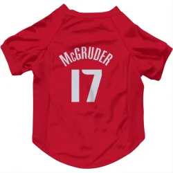 Detroit Pistons Rodney McGruder Red Pet Jersey for Dog & Cat
