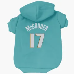 Detroit Pistons Rodney McGruder Teal Pet Hoodie for Dog & Cat