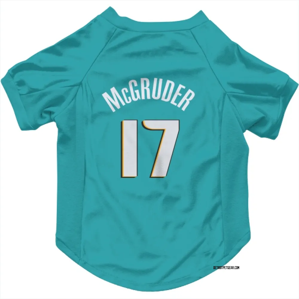 Detroit Pistons Rodney McGruder Teal Pet Jersey for Dog & Cat