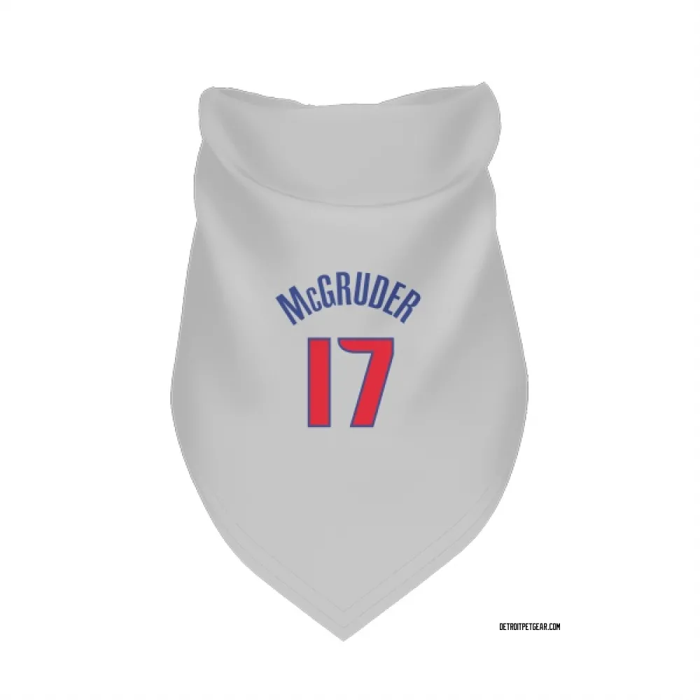 Detroit Pistons Rodney McGruder White Pet Bandana for Dog & Cat