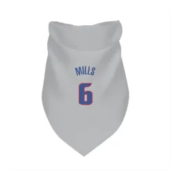 Detroit Pistons Terry Mills Gray Pet Bandana for Dog & Cat