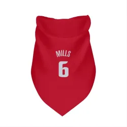 Detroit Pistons Terry Mills Red Pet Bandana for Dog & Cat