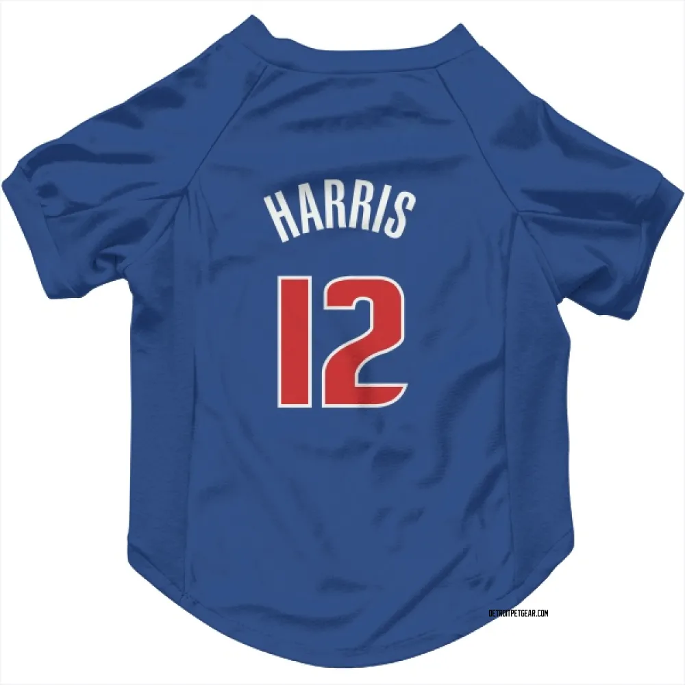 Detroit Pistons Tobias Harris Blue Pet Jersey for Dog & Cat