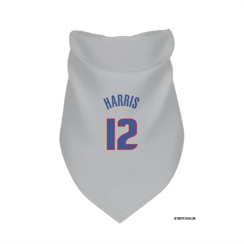 Detroit Pistons Tobias Harris Gray Pet Bandana for Dog & Cat