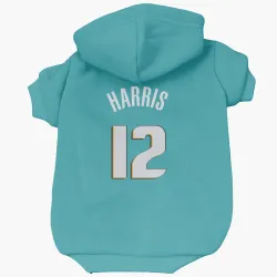 Detroit Pistons Tobias Harris Teal Pet Hoodie for Dog & Cat