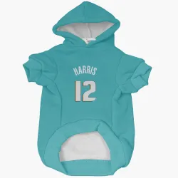 Detroit Pistons Tobias Harris Teal Pet Hoodie for Dog & Cat