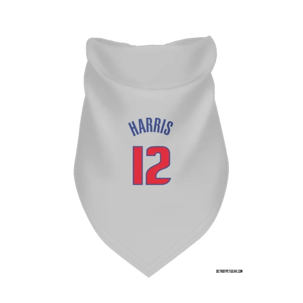Detroit Pistons Tobias Harris White Pet Bandana for Dog & Cat