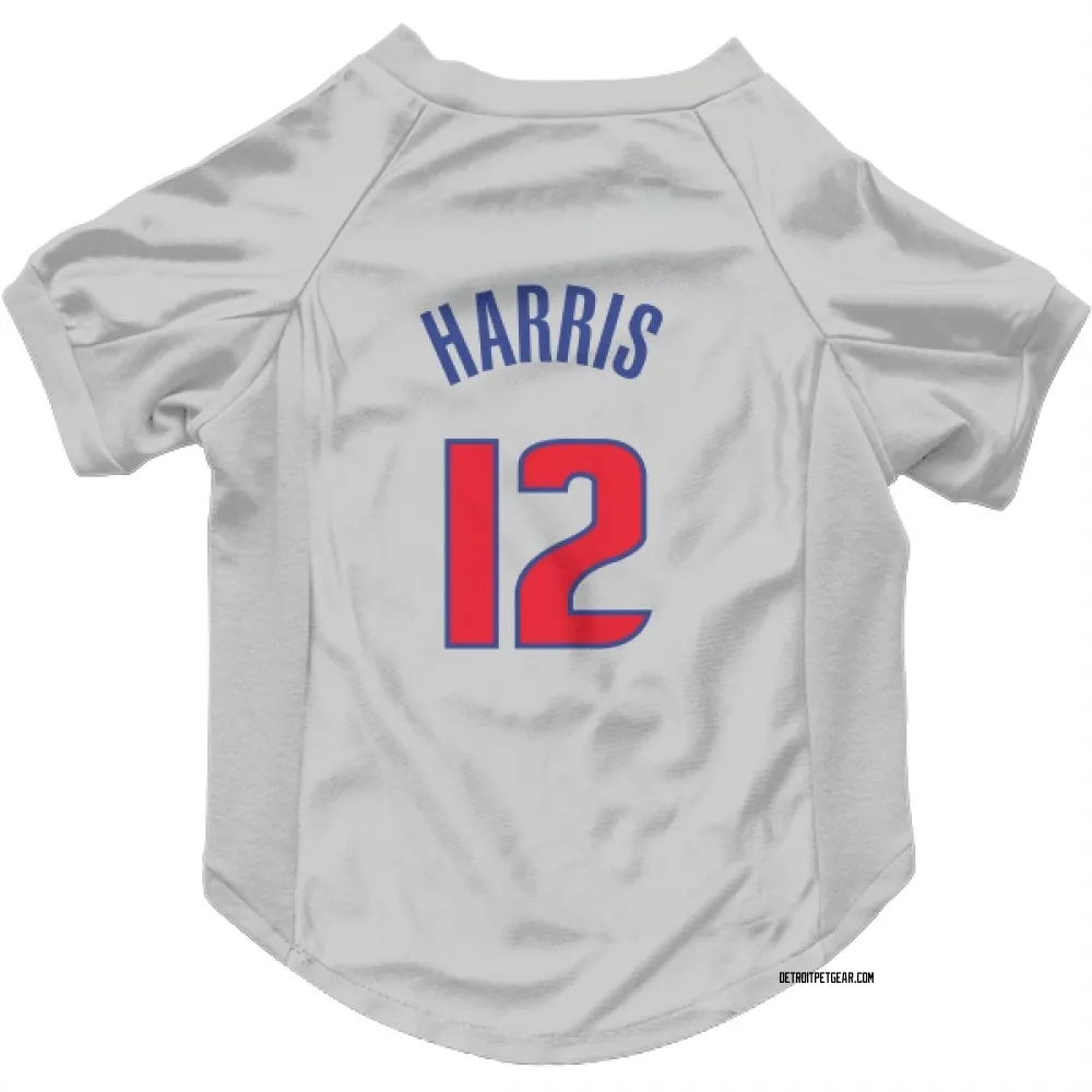 Detroit Pistons Tobias Harris White Pet Jersey for Dog & Cat