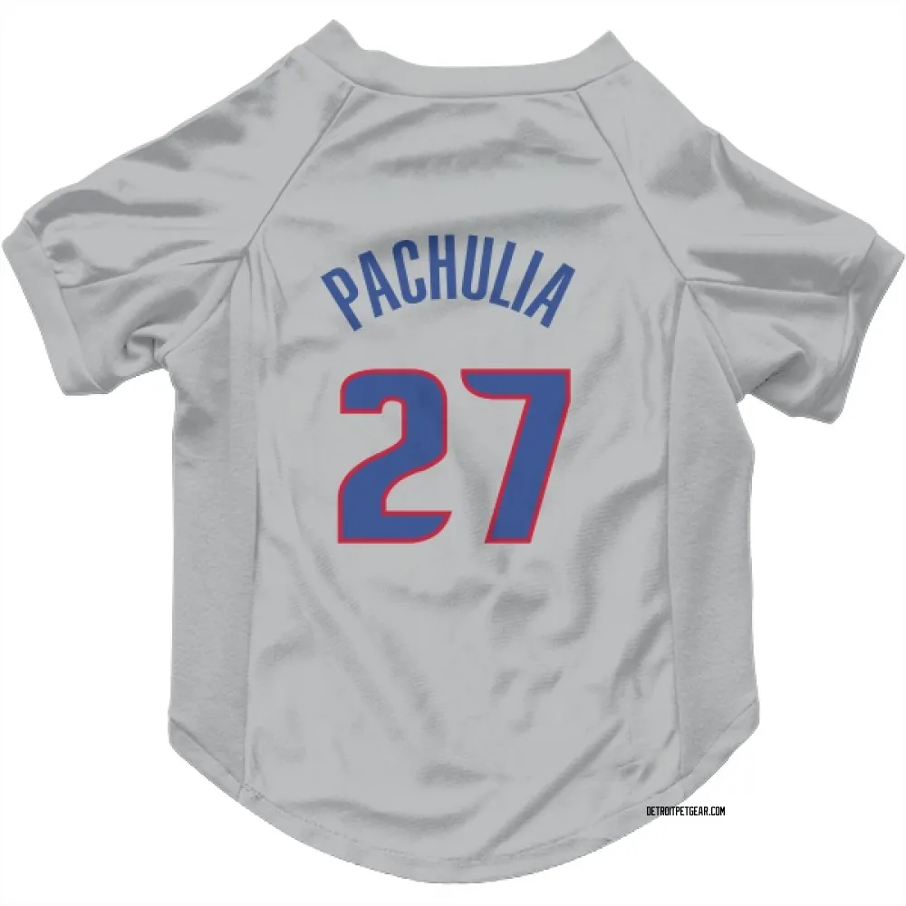 Detroit Pistons Zaza Pachulia Gray Pet Jersey for Dog & Cat