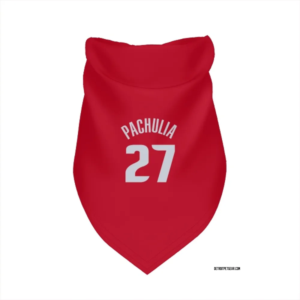 Detroit Pistons Zaza Pachulia Red Pet Bandana for Dog & Cat