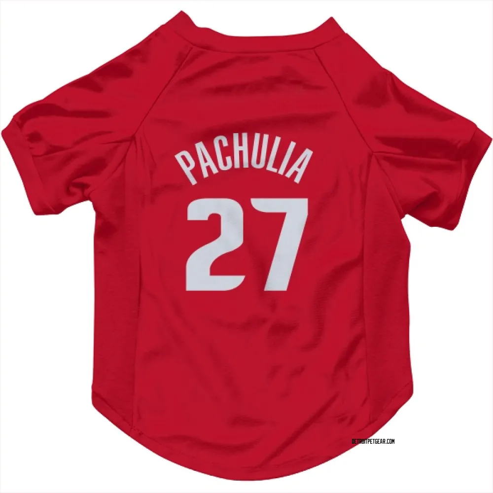 Detroit Pistons Zaza Pachulia Red Pet Jersey for Dog & Cat