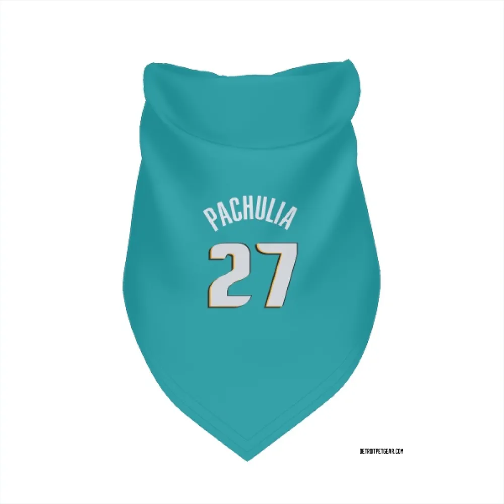 Detroit Pistons Zaza Pachulia Teal Pet Bandana for Dog & Cat