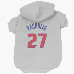 Detroit Pistons Zaza Pachulia White Pet Hoodie for Dog & Cat