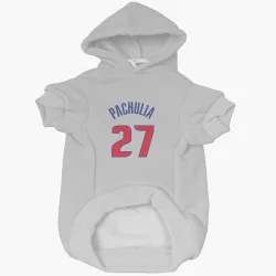 Detroit Pistons Zaza Pachulia White Pet Hoodie for Dog & Cat